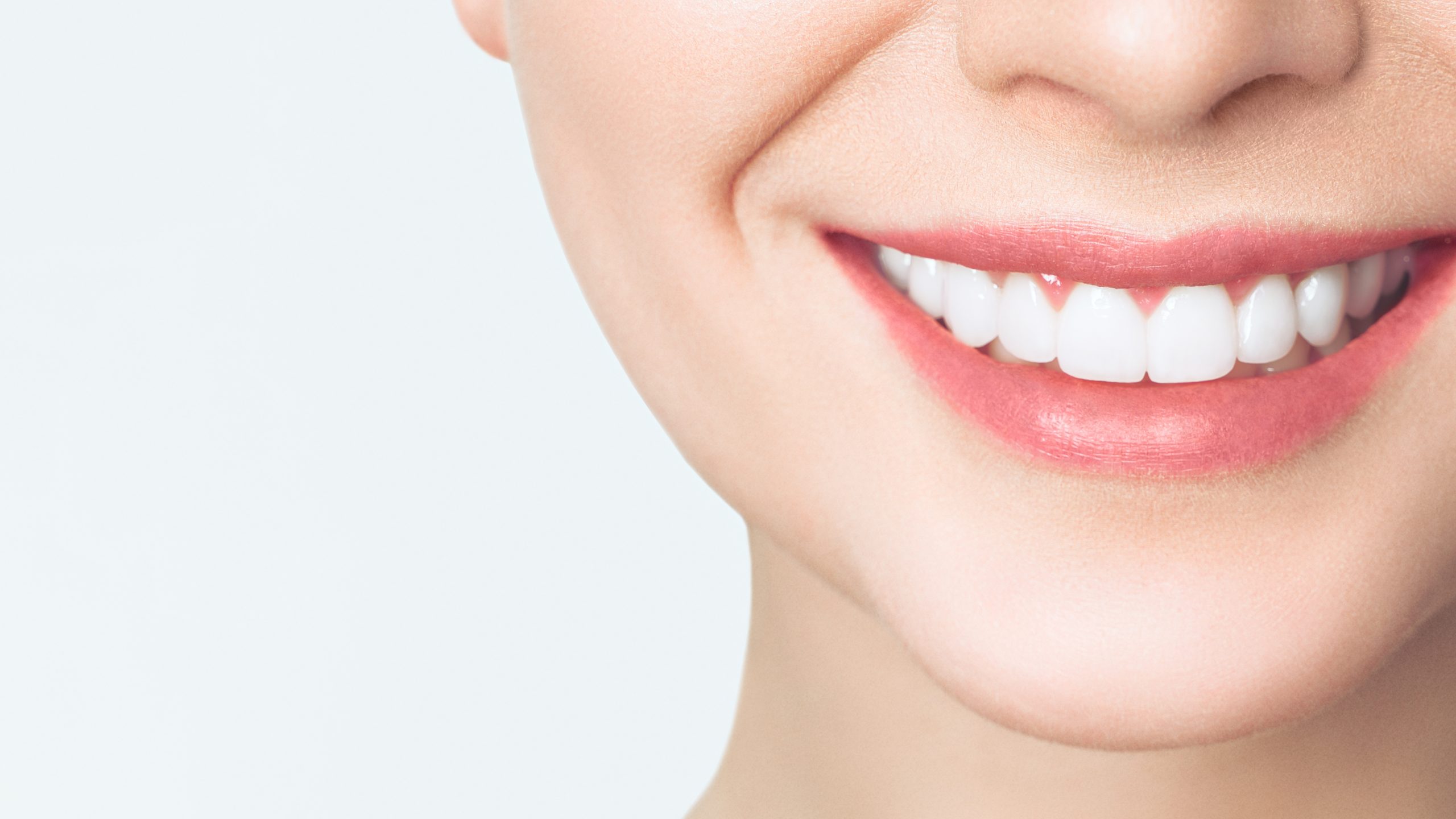 perfect healthy teeth smile young woman
